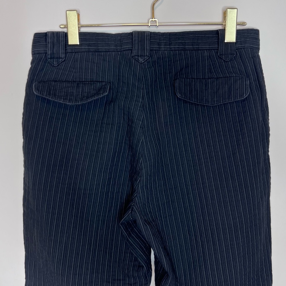 John Varvatos Navy Pinstripe Pants - Picture 5 of 8